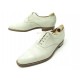 CHAUSSURES JOHN LOBB MEDBOURNE 7.5E 41.5 RICHELIEU CUIR ECRU LEATHER SHOES 1480€