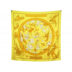 FOULARD HERMES HEMISPHAERIUM COELI BOREALE CARRE 90 DUBIGEON SOIE SCARF 495€