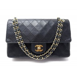 VINTAGE SAC A MAIN CHANEL CLASSIQUE TIMELESS CUIR MATELASSE NOIR HAND BAG 8250€