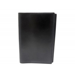 VINTAGE COUVERTURE PORTE AGENDA HERMES PM EN CUIR BOX NOIR DIARY COVER 277€