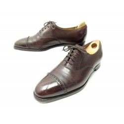 CHAUSSURES JOHN LOBB DOMINGO 7E 41 RICHELIEU CUIR MARRON EMBAUCHOIRS SHOES 1530€