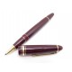 STYLO ROLLER MONTBLANC MEISTERSTUCK LEGRAND DORE MB11402 RESINE BORDEAUX 485€