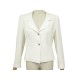 NEUF VESTE CHANEL P15189 38 M 2 BOUTONS EN COTON CREME CREAM JACKET VEST 5650€