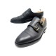 CHAUSSURES JOHN LOBB MOCASSINS BI BOUCLE WILLIAM 7.5E 41.5 CUIR NOIR SHOES 1255€