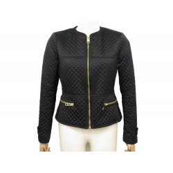 VESTE BLOUSON BURBERRY BRIT M 38 CINTREE MATELASSE NOIR 4021516 JACKET 870€