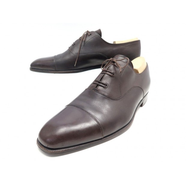 CHAUSSURES CHRISTIAN DIOR STEFANOBI RICHELIEU 44.5 EN CUIR MARRON SHOES 750€