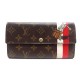 PORTEFEUILLE LOUIS VUITTON SARAH BELLBOY GROOM EN TOILE MONOGRAM WALLET 700€