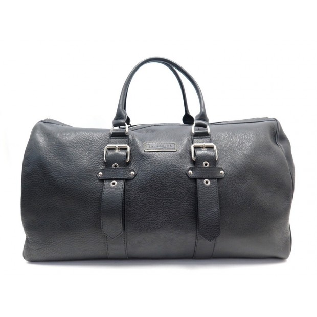 SAC DE VOYAGE LONGCHAMP FARAWAY CHIC PAR KATE MOSS EN CUIR NOIR TRAVEL BAG 750€