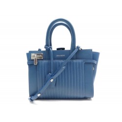 SAC A MAIN ZADIG VOLTAIRE CANDIDE XS BANDOULIERE WEAB2007F CUIR BLEU BAG 600€