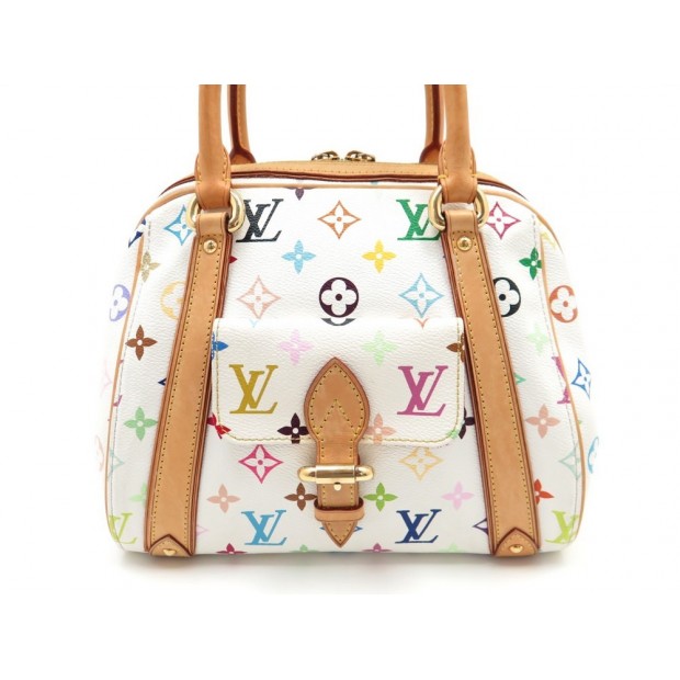 sac louis vuitton blanc multicolore