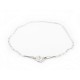 COLLIER DINH VAN MENOTTES R10 654107 EN OR BLANC 18K POCHON GOLD NECKLACE 2300€