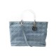 SAC A MAIN CHRISTIAN DIOR CABAS LADY L TOILE DENIM CANNAGE BANDOULIERE BAG 4100€