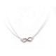 COLLIER PENDENTIF TIFFANY & CO INFINITY 40 CM EN ARGENT MASSIF 925 NECKLACE 235€