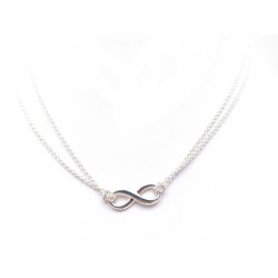 COLLIER PENDENTIF TIFFANY & CO INFINITY 40 CM EN ARGENT MASSIF 925 NECKLACE 235€