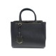 NEUF SAC A MAIN FENDI CABAS 2 JOURS PM 8BH253 CUIR NOIR LEATHER HAND BAG 1950€