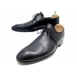 CHAUSSURES LOUIS VUITTON DERBY 8.5 42.5 EN CUIR EPI NOIR LEATHER SHOES 800€