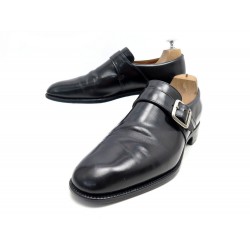 CHAUSSURES CHURCH'S MOCASSINS BOUCLE WESTBURY 8.5F 42.5 EN CUIR NOIR SHOES 890€