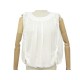 NEUF HAUT CHANEL BLOUSE 38 M EN SOIE BLANC P47727V35665 NEW SILK TOP SHIRT 1590€