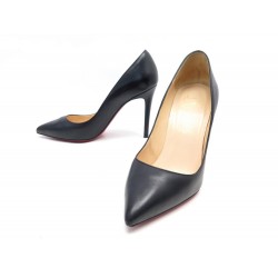 CHAUSSURES CHRISTIAN LOUBOUTIN ESCARPINS PIGALLE 36.5 EN CUIR NOIR SHOES 595€