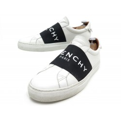 CHAUSSURES GIVENCHY BASKETS URBAN STREET 41 CUIR BLANC BOITE SNEAKERS SHOES 525€