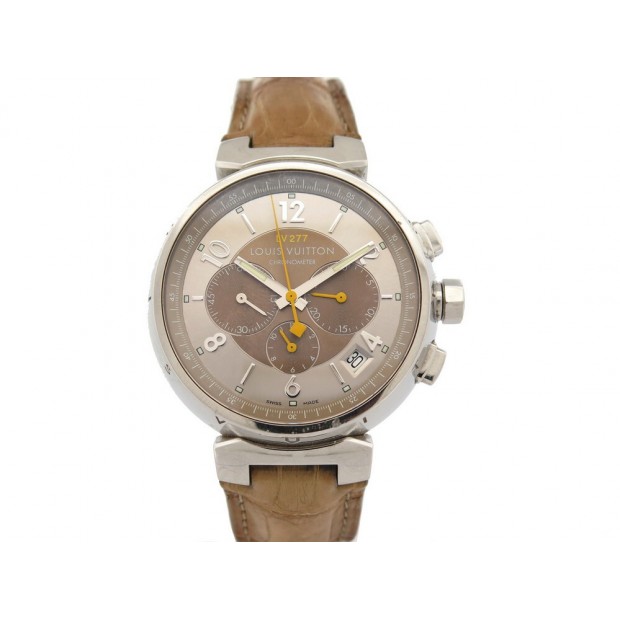 MONTRE LOUIS VUITTON TAMBOUR LV277 43MM AUTOMATIQUE ACIER STEEL WATCH 10500€