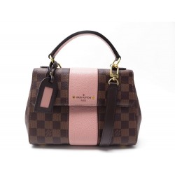 SAC A MAIN LOUIS VUITTON BOND STREET BB TOILE MONOGRAM & CUIR MAGNOLIA BAG 2200€