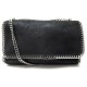 SAC A MAIN STELLA MCCARTNEY MINI FALABELLA EN TOILE NOIRE BANDOULIERE BAG 725€