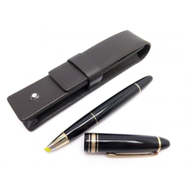 STYLO SURLIGNEUR MONTBLANC MEISTERSTUCK LE GRAND 166 FEUTRE STABILO + ETUI 620€