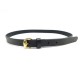 NEUF CEINTURE FINE GUCCI 307519 TAILLE 80 CUIR NOIR NEW BLACK LEATHER BELT 330€