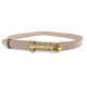 CEINTURE GUCCI MORS 309898 TAILLE 90 CUIR ROSE +BOITE HORSEBIT LEATHER BELT 330€