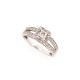 BAGUE MAUBOUSSIN CHANCE OF LOVE N1 50 OR BLANC 18K DIAMANT BOITE GOLD RING 1095€