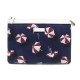 NEUF POCHETTE GUCCI TROUSSE 282071 EN TOILE BLEU MARINE + BOITE NEW POUCH 720€