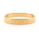 BRACELET LOUIS VUITTON JONC M00251 MANCHETTE NANOGRAM 16 CM EN METAL DORE 490€