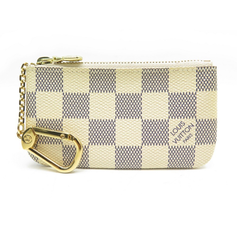 pochette louis vuitton cles en toile damier ebene