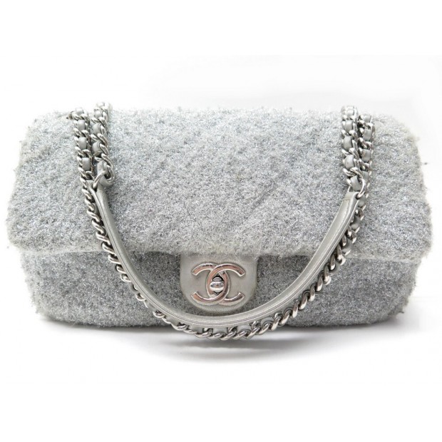 SAC A MAIN CHANEL TIMELESS CLASSIQUE ED LIMITEE EN LAINE BANDOULIERE HAND BAG