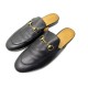 CHAUSSURES GUCCI MOCASSINS MULES PRINCETOWN 426219 41 EN CUIR NOIR SHOES 620€