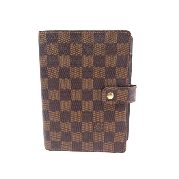 COUVERTURE AGENDA LOUIS VUITTON MM EN TOILE DAMIER EBENE R20240 DIARY COVER 480€