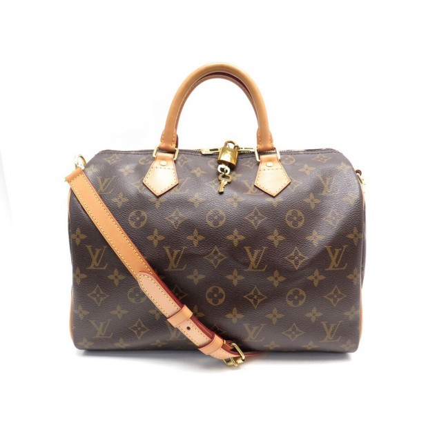 SAC A MAIN LOUIS VUITTON SPEEDY 30 TOILE MONOGRAM BANDOULIERE M41112 BAG 1400€