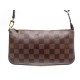 SAC A MAIN LOUIS VUITTON POCHETTE ACCESSOIRES NM TOILE DAMIER EBENE POUCH 950€