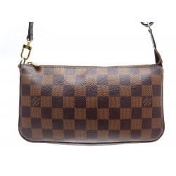SAC A MAIN LOUIS VUITTON POCHETTE ACCESSOIRES NM TOILE DAMIER EBENE POUCH 950€