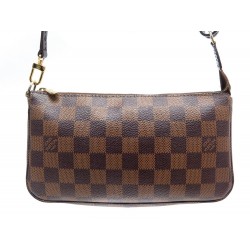 SAC A MAIN LOUIS VUITTON POCHETTE ACCESSOIRES NM TOILE DAMIER EBENE POUCH 950€