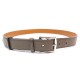 CEINTURE HERMES ETRIVIERE T95 EN CUIR TAURILLON ETOUPE BOUCLE PALLADIE BELT 700€