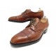 CHAUSSURES JOHN LOBB DERBY NADER 9.5E 43.5 CUIR MARRON BOUT FLEURI SHOES 1530€