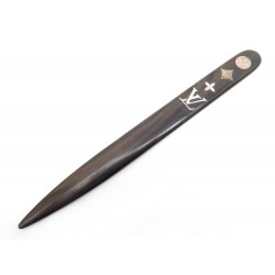 COUPE PAPIER LOUIS VUITTON MONOGRAM BOIS EBENE WOOD PAPER KNIFE LETTER OPENER