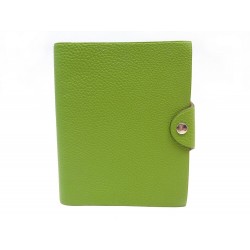 NEUF COUVERTURE DE CAHIER HERMES ULYSSE PM CUIR TOGO ANIS BOITE BOOK COVER 273€