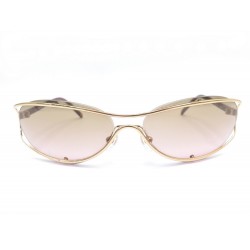 LUNETTES DE SOLEIL CHANEL 4020 EN PLASTIQUE MARRON ET DORE BROWN SUNGLASSES 470€