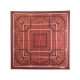 NEUF FOULARD MUST DE CARTIER CARRE 90 TRINITY EN SOIE BORDEAUX SILK SCARF 385€