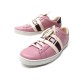 CHAUSSURES GUCCI BASKETS NEW ACE 38.5 IT 39.5 FR CUIR ROSE BOITE SNEAKERS 620€