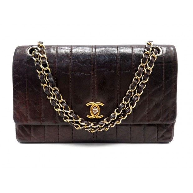 VINTAGE SAC A MAIN CHANEL FERMOIR CC EN CUIR MATELASSE PORTE MONNAIE PURSE 4900€