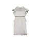 ROBE CHANEL EN DENTELLE MOTIFS FLEURS TAILLE M 42 COTON CREME LACE DRESS 3990€